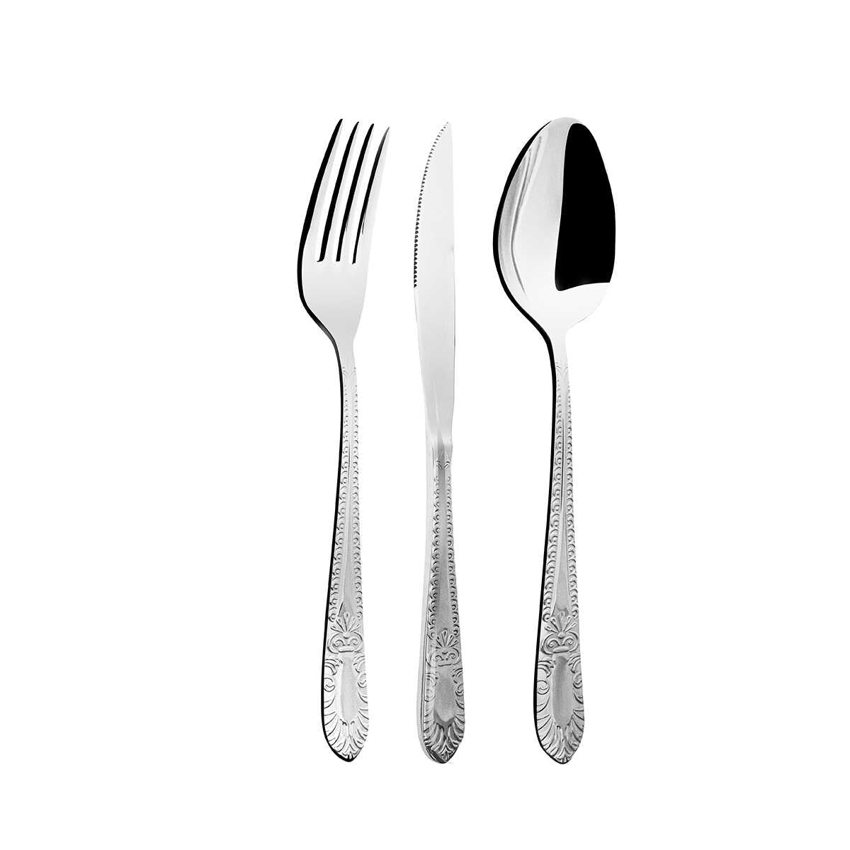 Aryıldız Grand Boxed 84 Piece Cutlery Set for 12 Persons - EFENDINA PAZAR - ARYILDIZ - 8690664222607