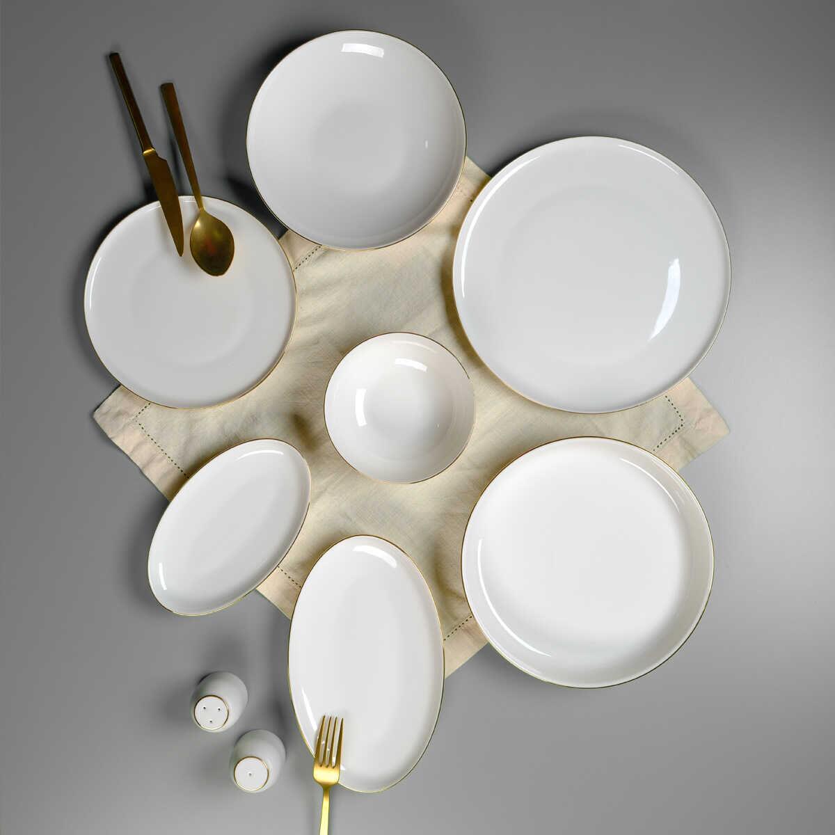 Aryıldız Lima Gold 30 Piece Dinner Set for 6 Persons