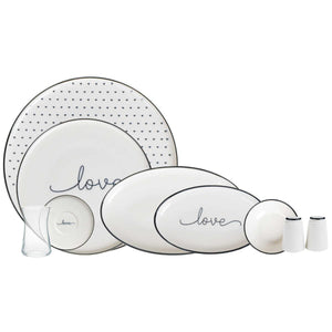 Aryıldız Love 34 Piece Breakfast Set for 6 People - EFENDINA PAZAR - ARYILDIZ - 8690664255520