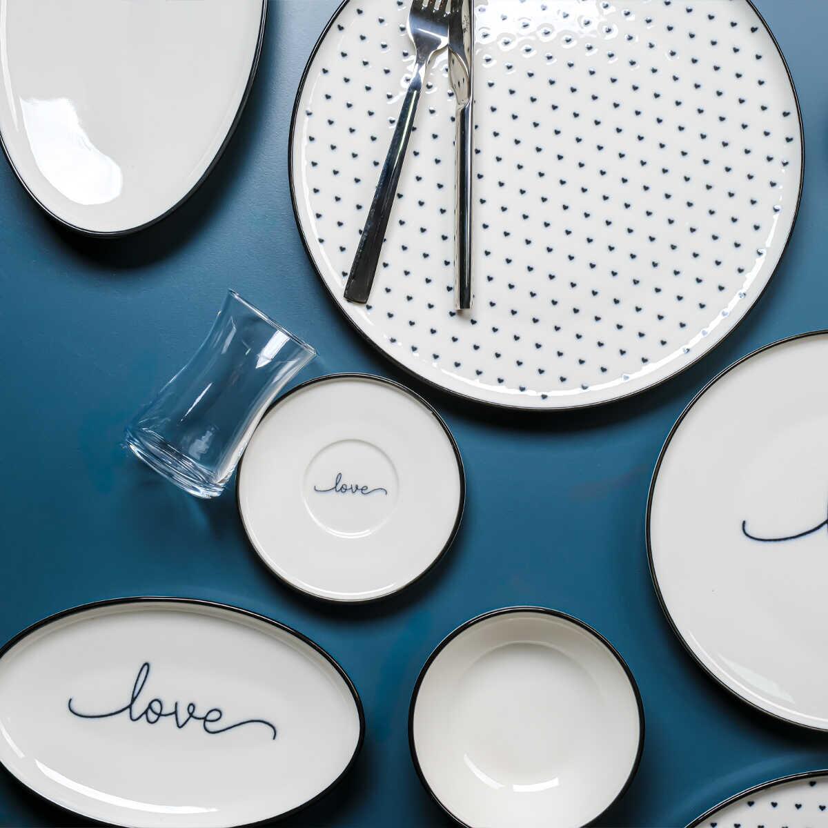 Aryıldız Love 34 Piece Breakfast Set for 6 People - EFENDINA PAZAR - ARYILDIZ - 8690664255520