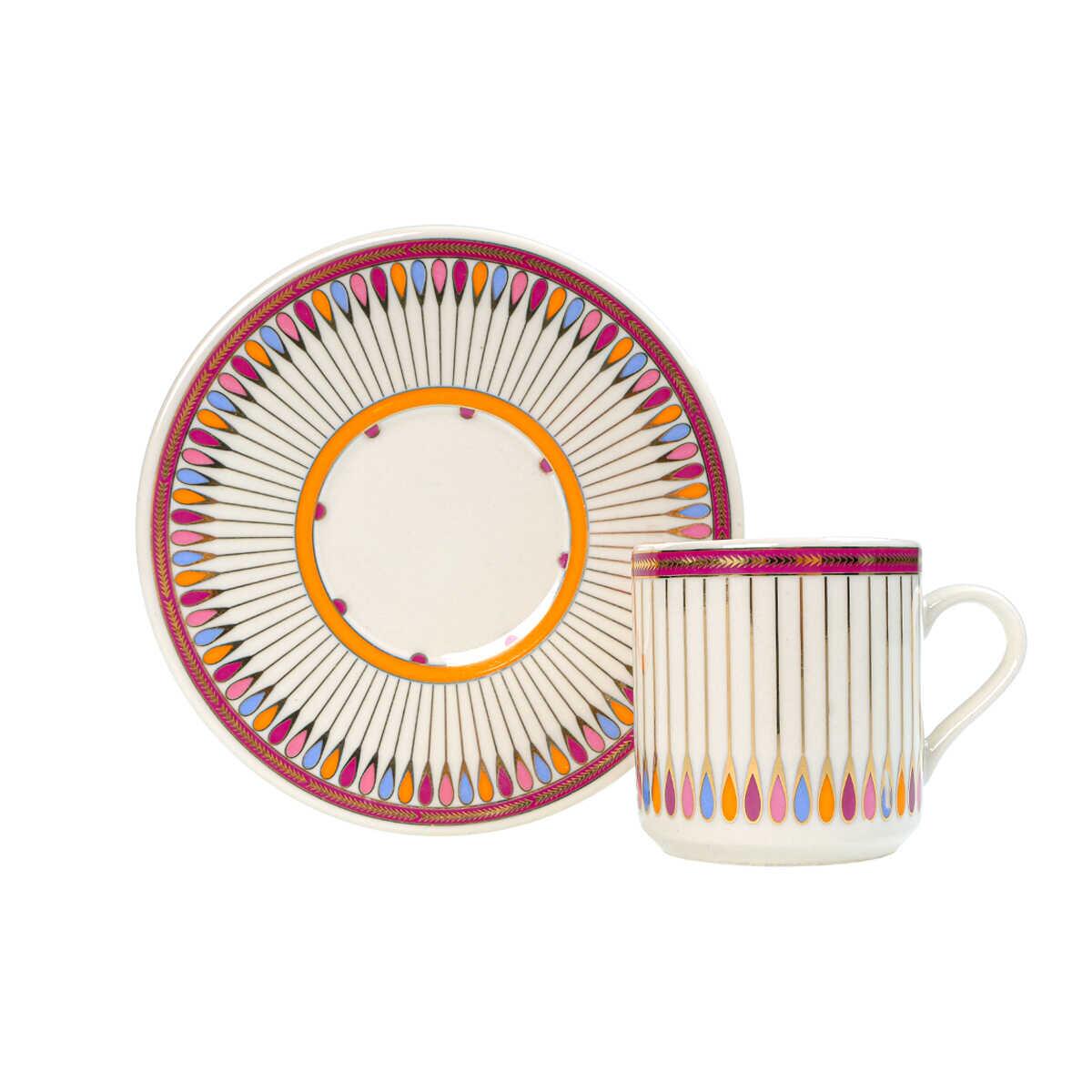 Aryıldız Mrs Chance Set of 6 Turkish Coffee Cups - EFENDINA PAZAR - ARYILDIZ - 8690664248645