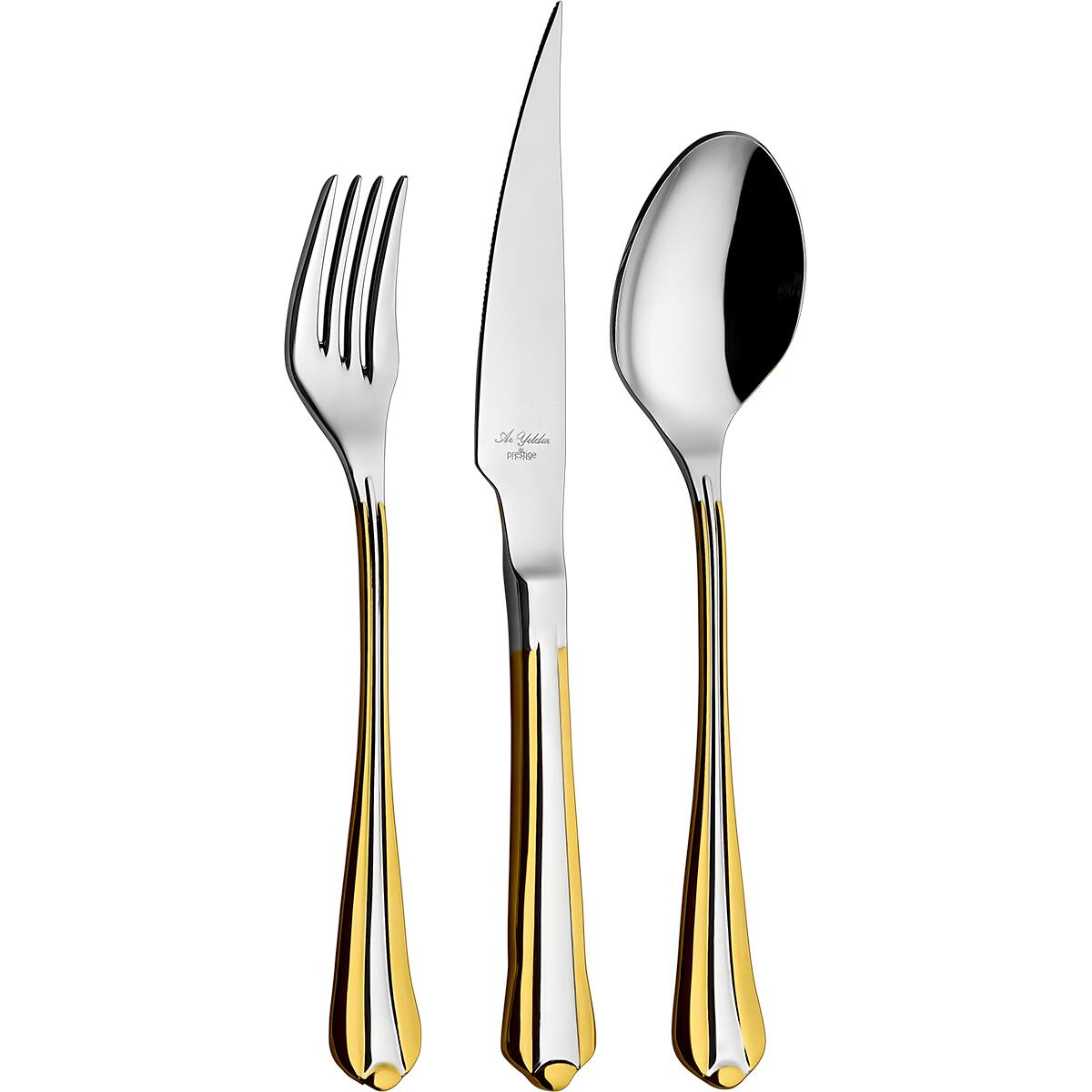 Queen Antique Series Plus Fork Spoon Knife Set 84 piece