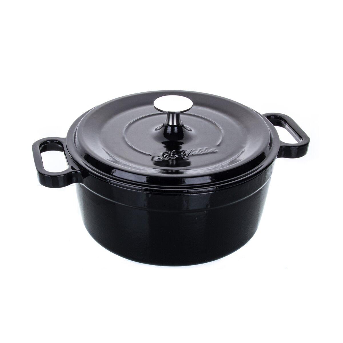 Aryıldız Cast Iron Saucepan Black 20 Cm