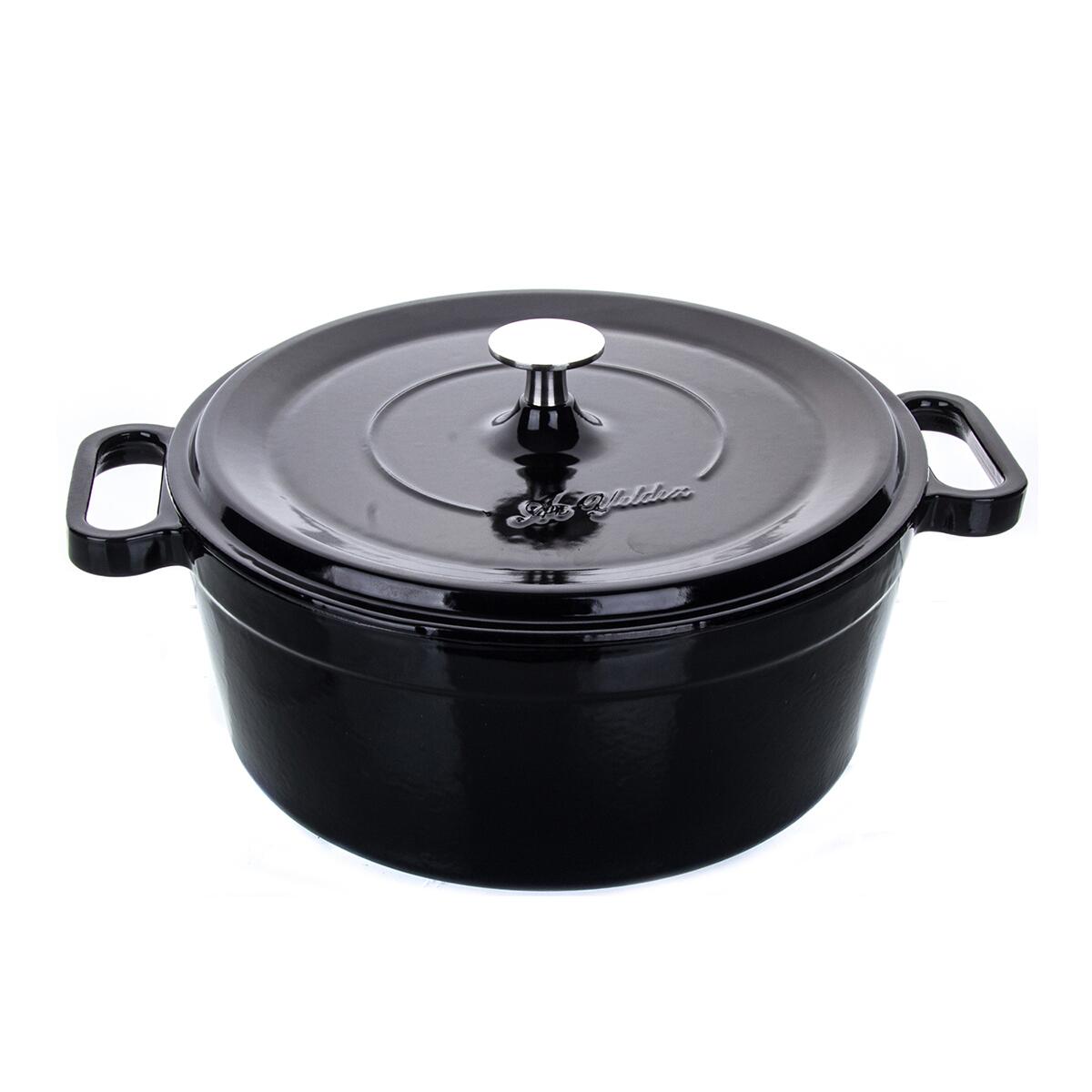 Aryıldız TT Cast Iron Pot Black 24cm