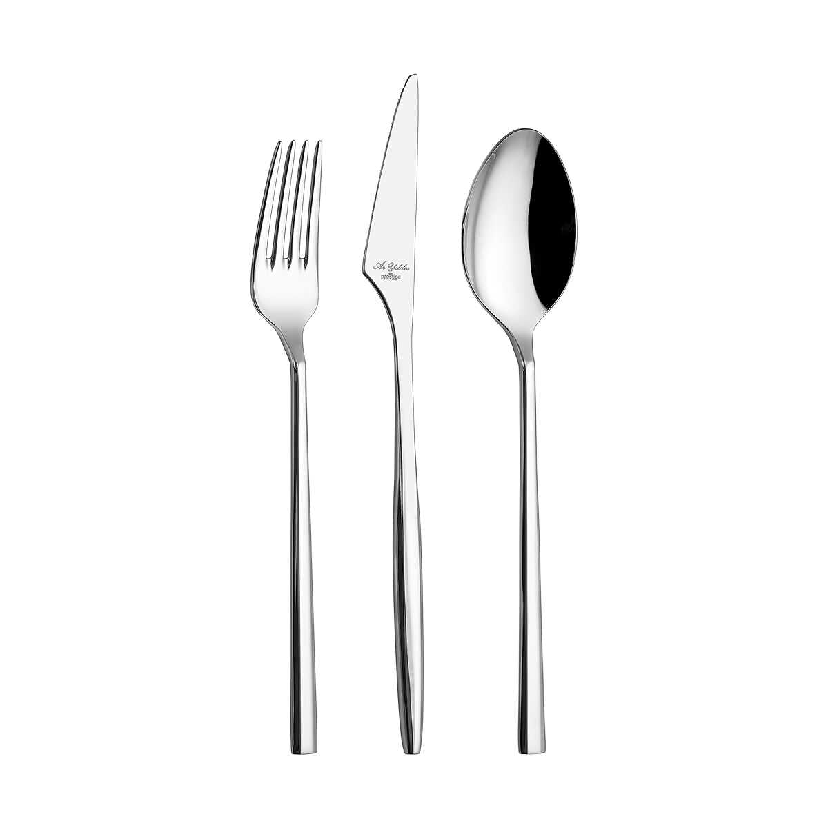 Aryıldız Trendy Prestige 84 Piece Cutlery Set for 12 Persons - EFENDINA PAZAR - ARYILDIZ - 8690664218211