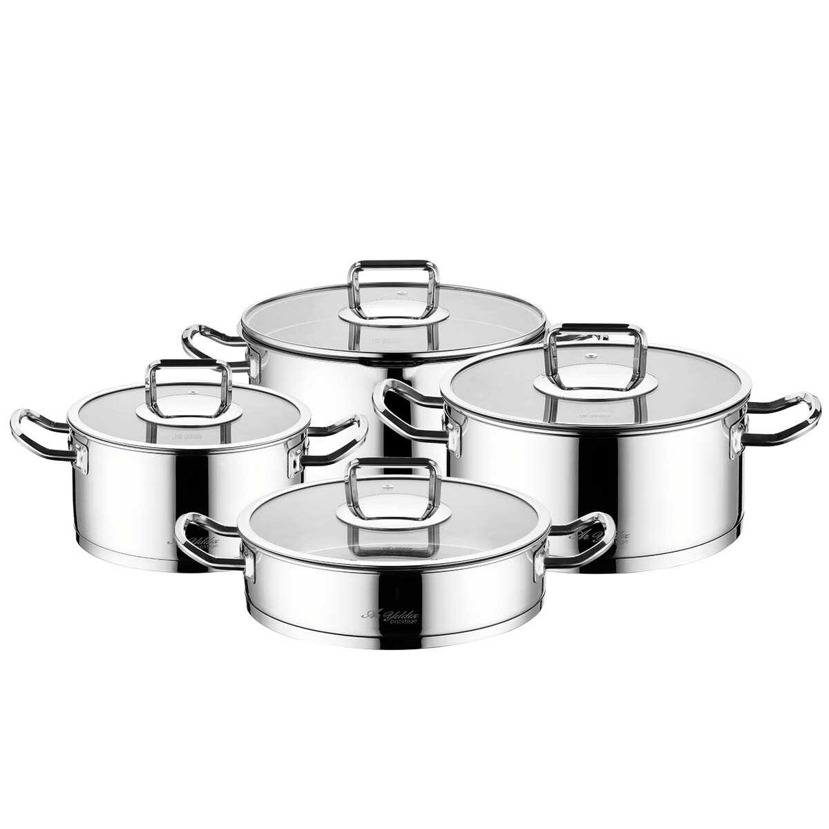 Aryıldız Vento Prestige Cookware Set 8 Pieces