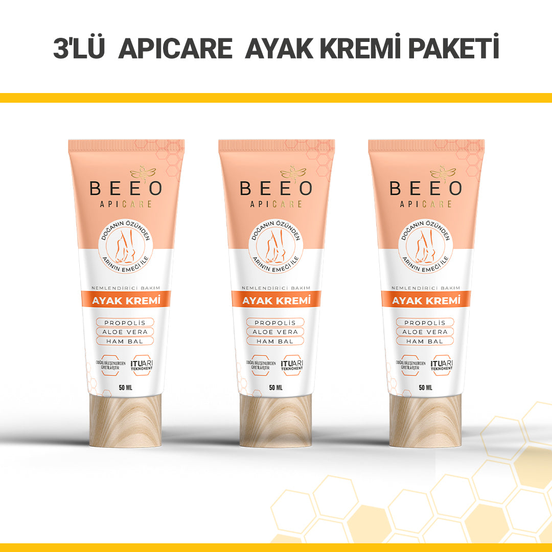 Beeo Apicare Foot Cream Pack of 3