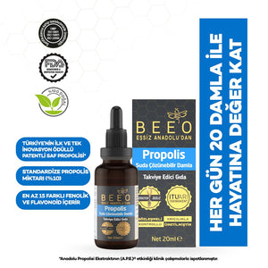 Beeo 2 Pack Water Soluble Propolis Drops - EFENDINA PAZAR - beeo - 8681644701984