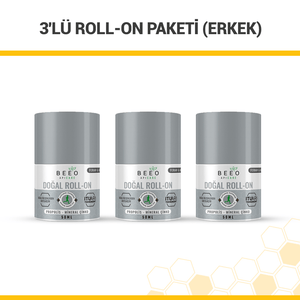 Beeo 3 Pack Roll On Men - EFENDINA PAZAR - beeo - 