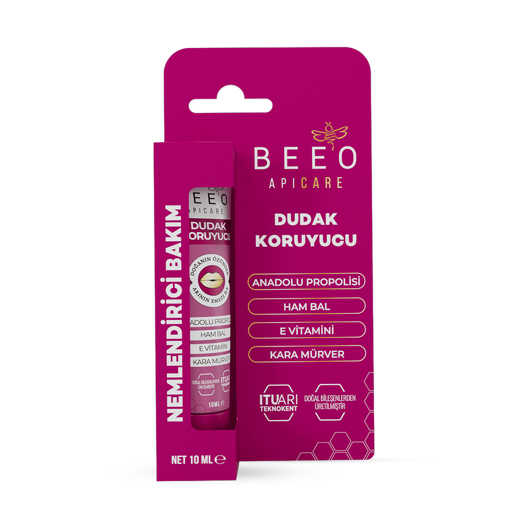 Beeo Apicare Propolis Black Elderberry Lip Balm - EFENDINA PAZAR - beeo - 