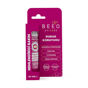 Beeo Apicare Propolis Black Elderberry Lip Balm - EFENDINA PAZAR - beeo - 