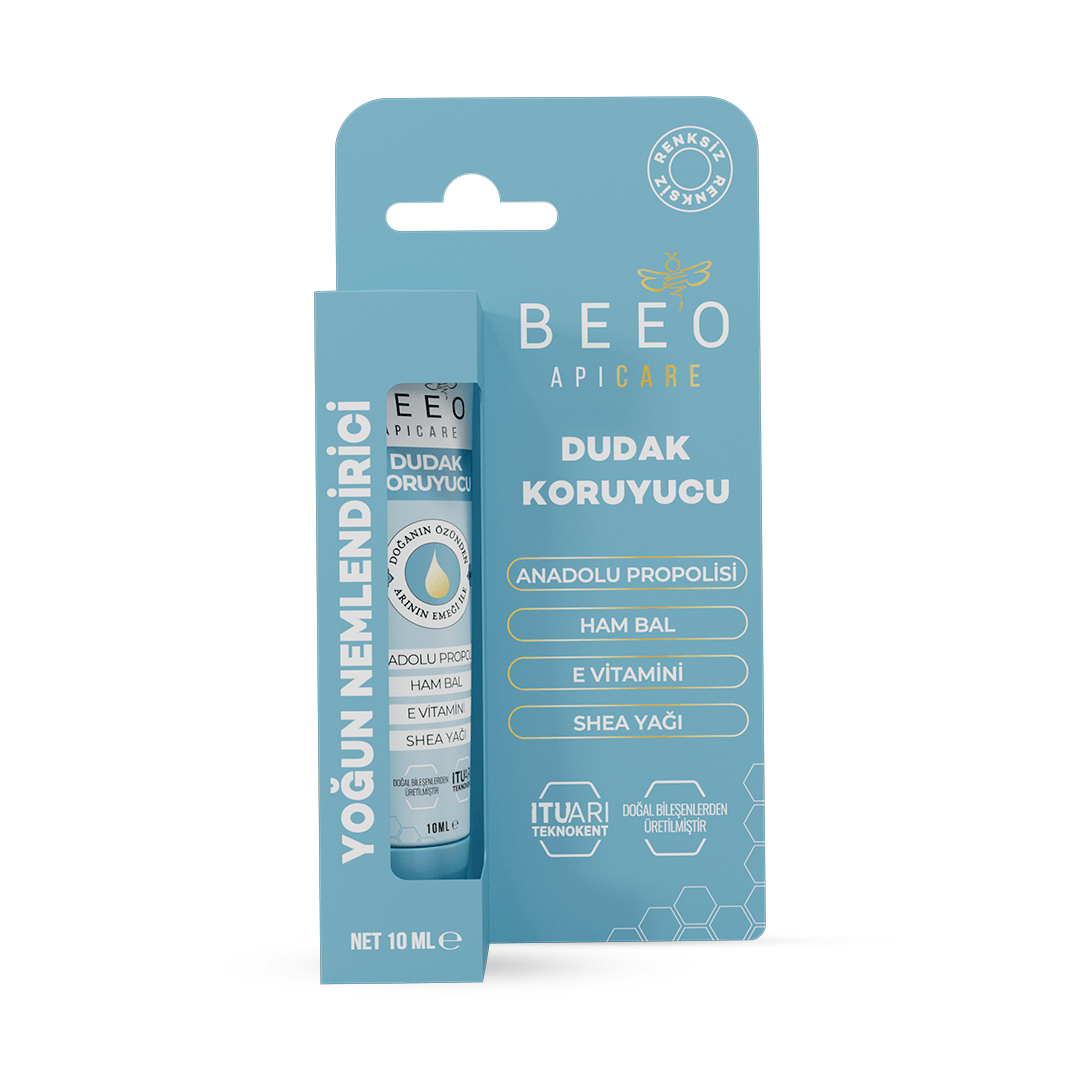 Beeo Apicare Propolis Raw Honey Lip Balm - EFENDINA PAZAR - beeo - 