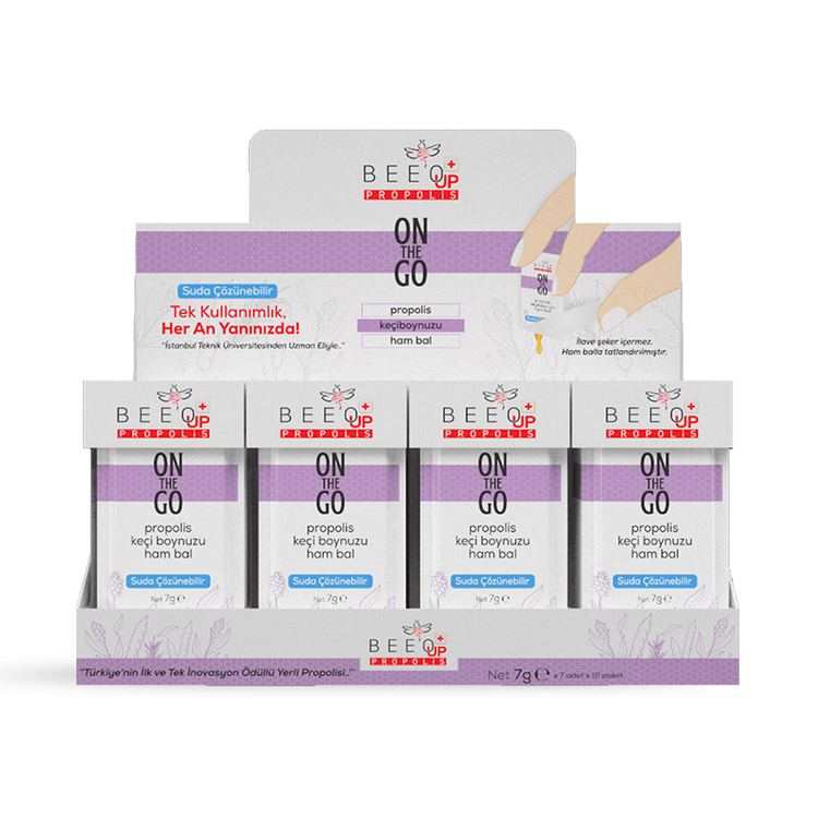 Beeo Bee O Up On The Go Box of 12 Carob - EFENDINA PAZAR - beeo - 