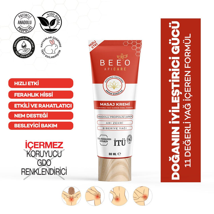 Beeo Bee Venom Propolis Massage Cream - EFENDINA PAZAR - beeo - 