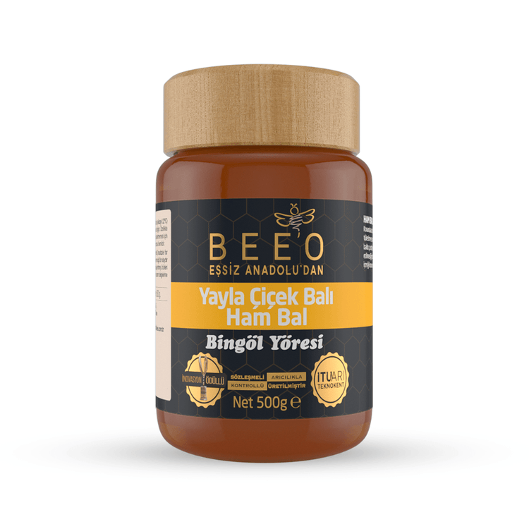 Beeo Bingöl Region Raw Honey 500 g - EFENDINA PAZAR - beeo - 8681644700604