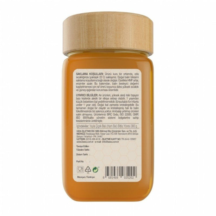 Beeo Bitlis Region Raw Honey 300 g - EFENDINA PAZAR - beeo - 8681469035615