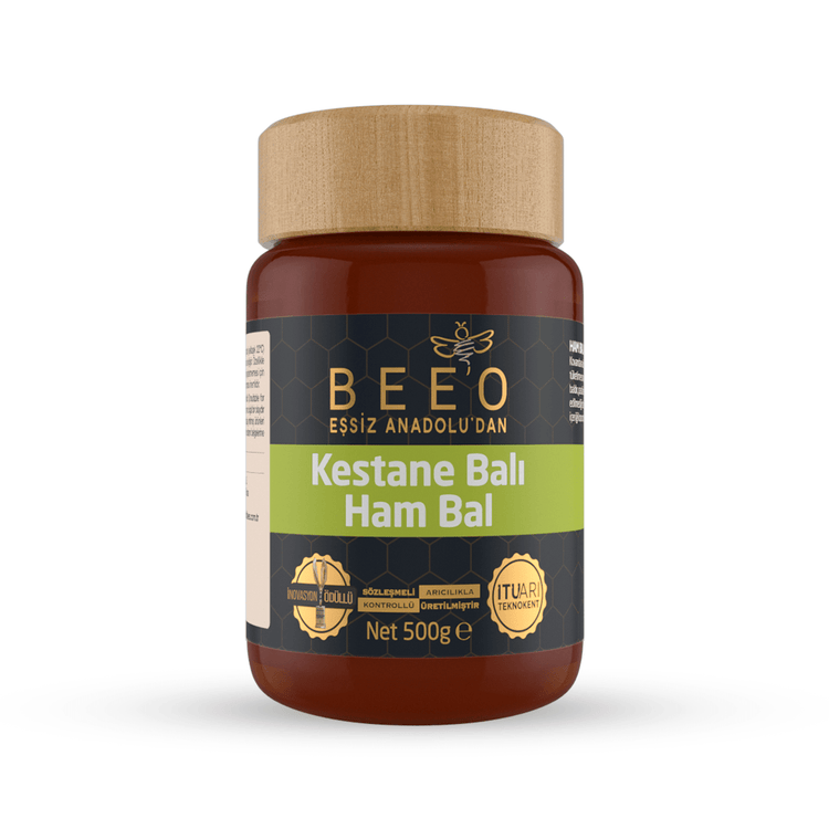 Beeo Chestnut Flower Honey Raw Honey 500 g - EFENDINA PAZAR - beeo - 