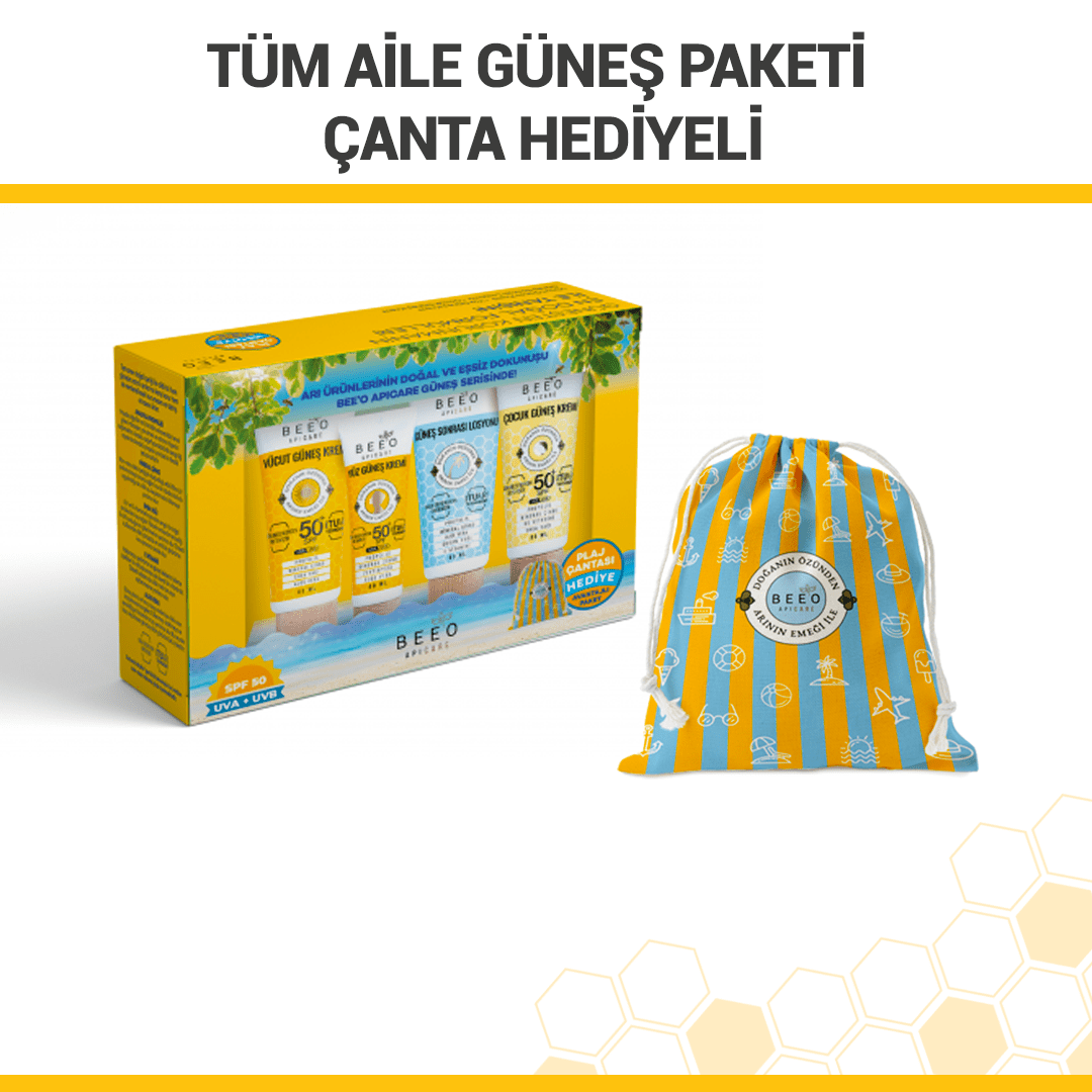 Beeo Family Sun Package With Gift Bag - EFENDINA PAZAR - beeo - 