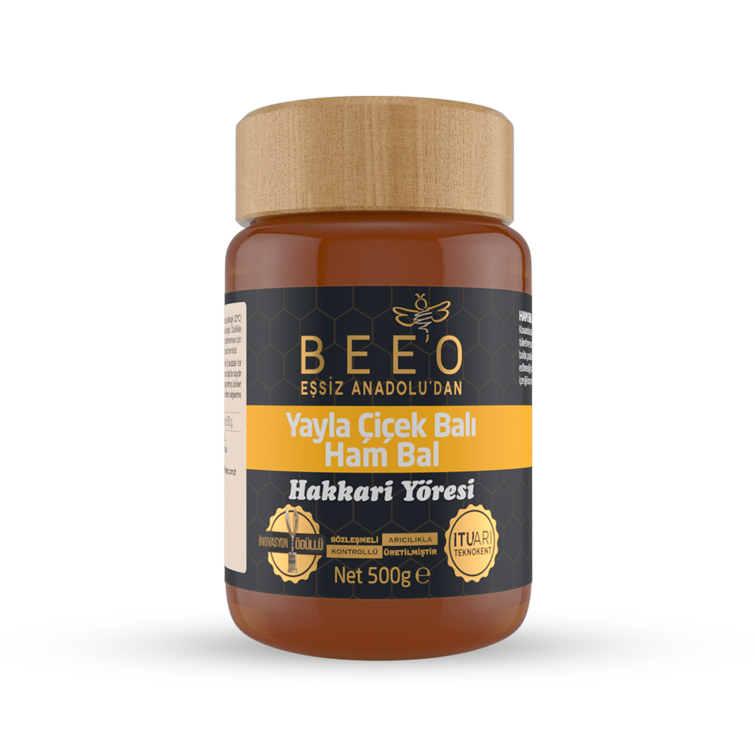Beeo Hakkari Region Raw Honey 500 g - EFENDINA PAZAR - beeo - 8681644700413
