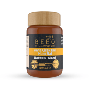 Beeo Hakkari Region Raw Honey 500 g - EFENDINA PAZAR - beeo - 8681644700413