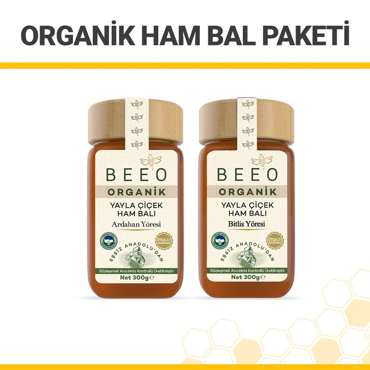 Beeo Organic Raw Honey Package - EFENDINA PAZAR - beeo - 