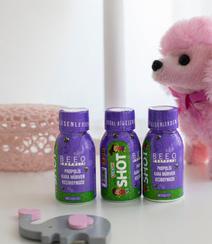 Beeo Propolis Black Elderberry Kids Shot Pack of 3 - EFENDINA PAZAR - beeo - 