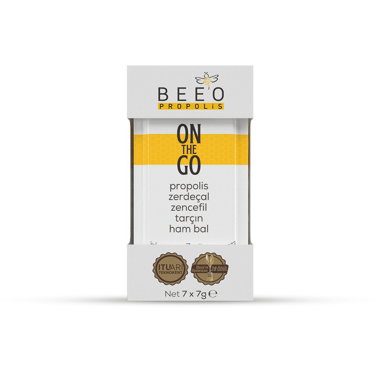 Beeo Propolis On the Go Box of 12 - EFENDINA PAZAR - beeo - 8681644701380