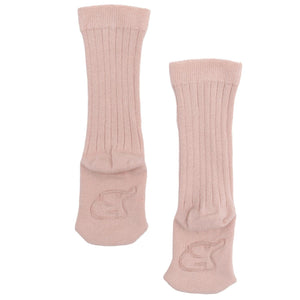 Below Knee Short Organic Cotton Baby and Kids Socks Pink - EFENDINA PAZAR - BABOO - 8682291510950