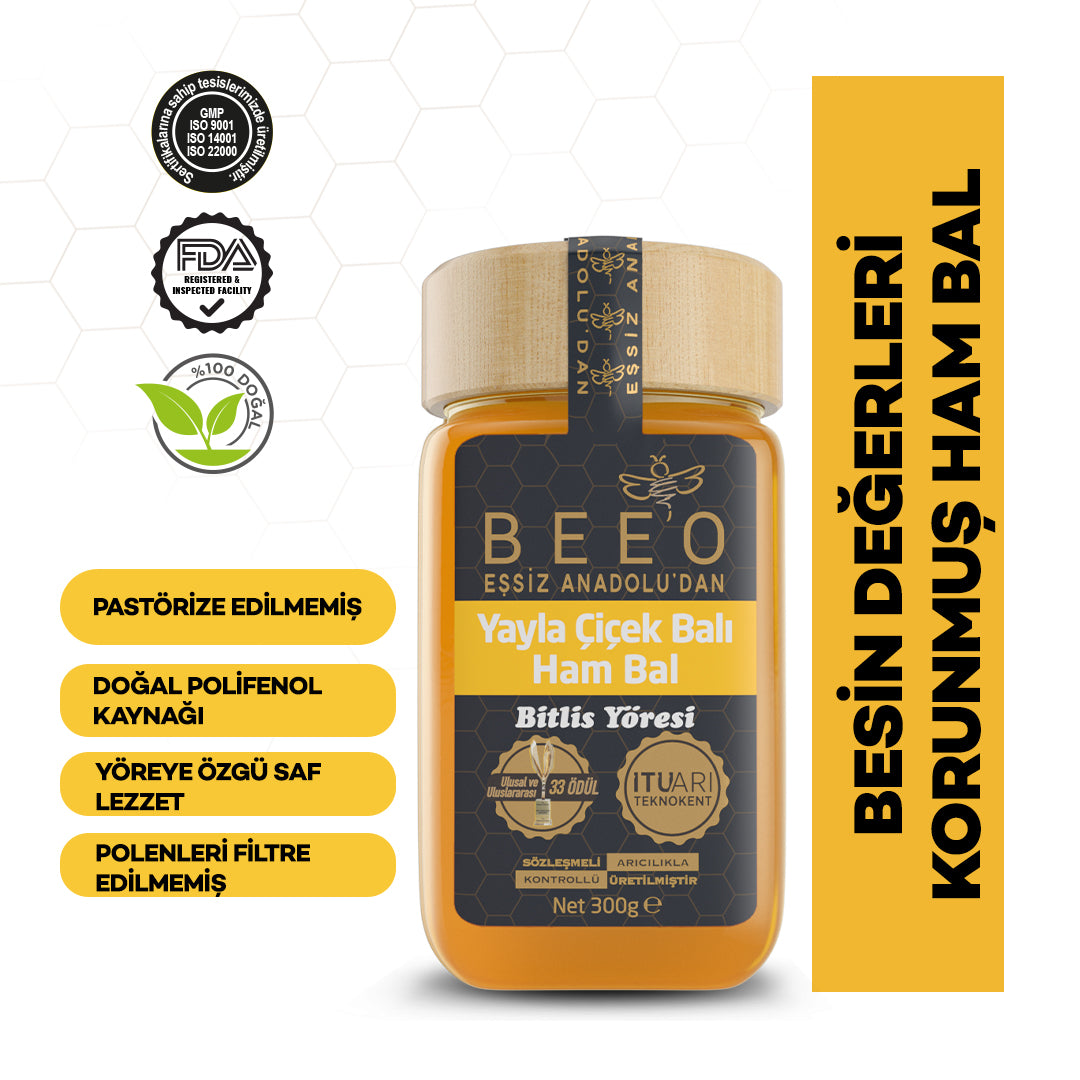 Beeo Bitlis Region Raw Honey 300 g
