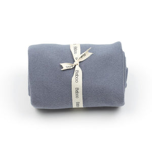 Blanket Beanie Booties Gift Set Blue - EFENDINA PAZAR - BABOO - 8691810008908