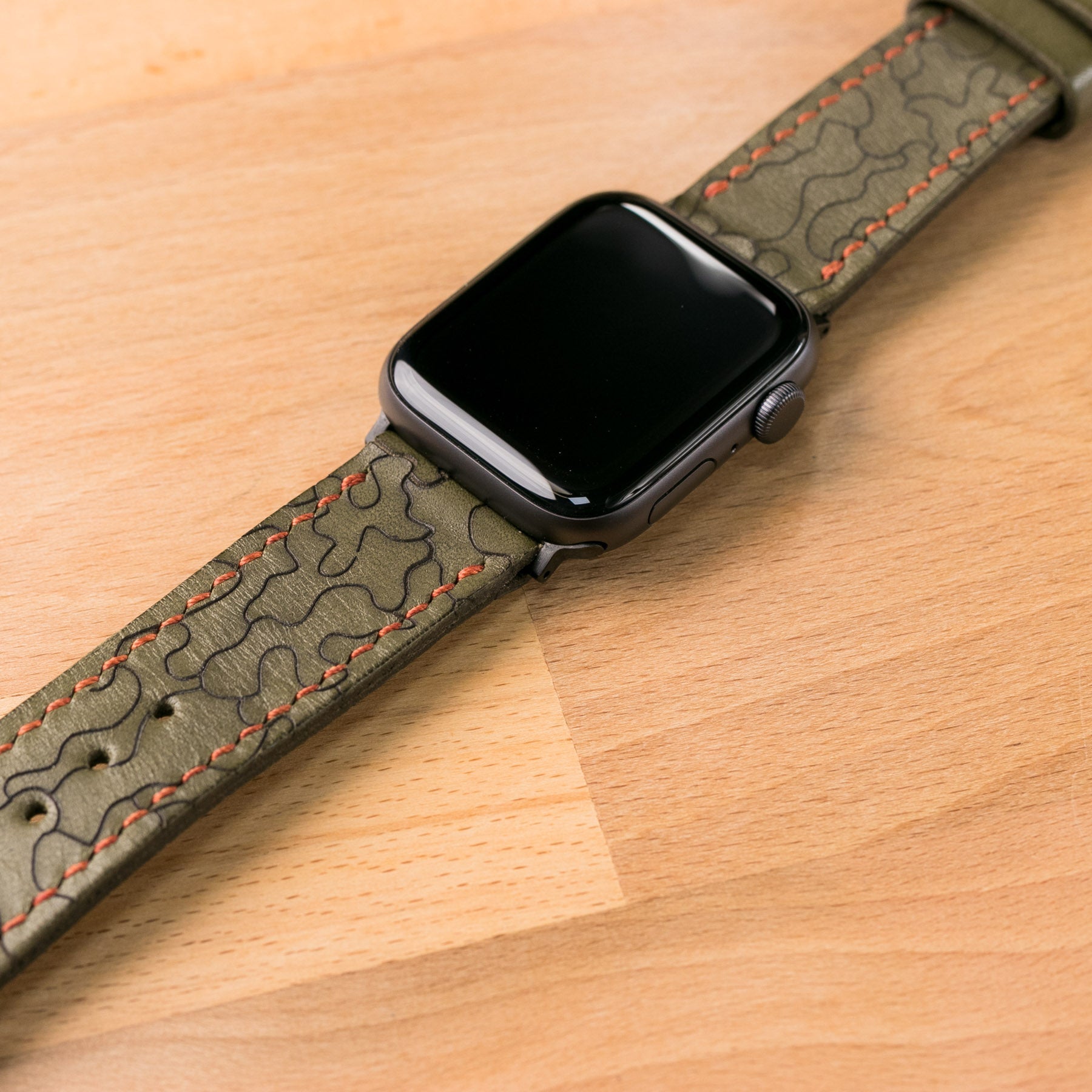 Veg-Tan Leather Apple Watch Strap 