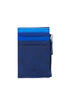 Case Look Men's Blue Zipper Wallet Alex