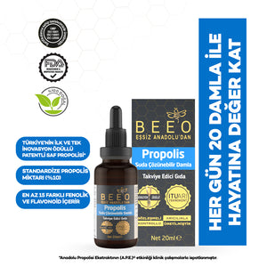 Beeo 3 Pack Water Soluble Propolis Drops