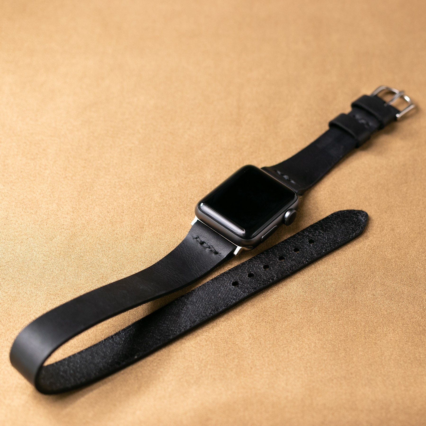 Double Tour Apple Watch Leather Strap - EFENDINA PAZAR - Roarcraft - 7123060031641