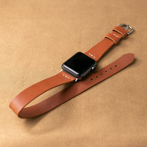 Double Tour Apple Watch Leather Strap - EFENDINA PAZAR - Roarcraft - 7123060031641