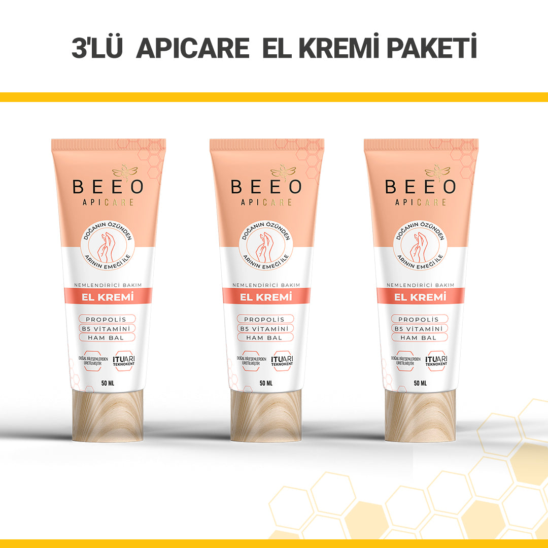 Beeo Apicare Hand Cream Pack of 3