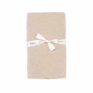 Elastic Organic Cotton Baby Bed Sheet Brown - EFENDINA PAZAR - BABOO - 8691810022720