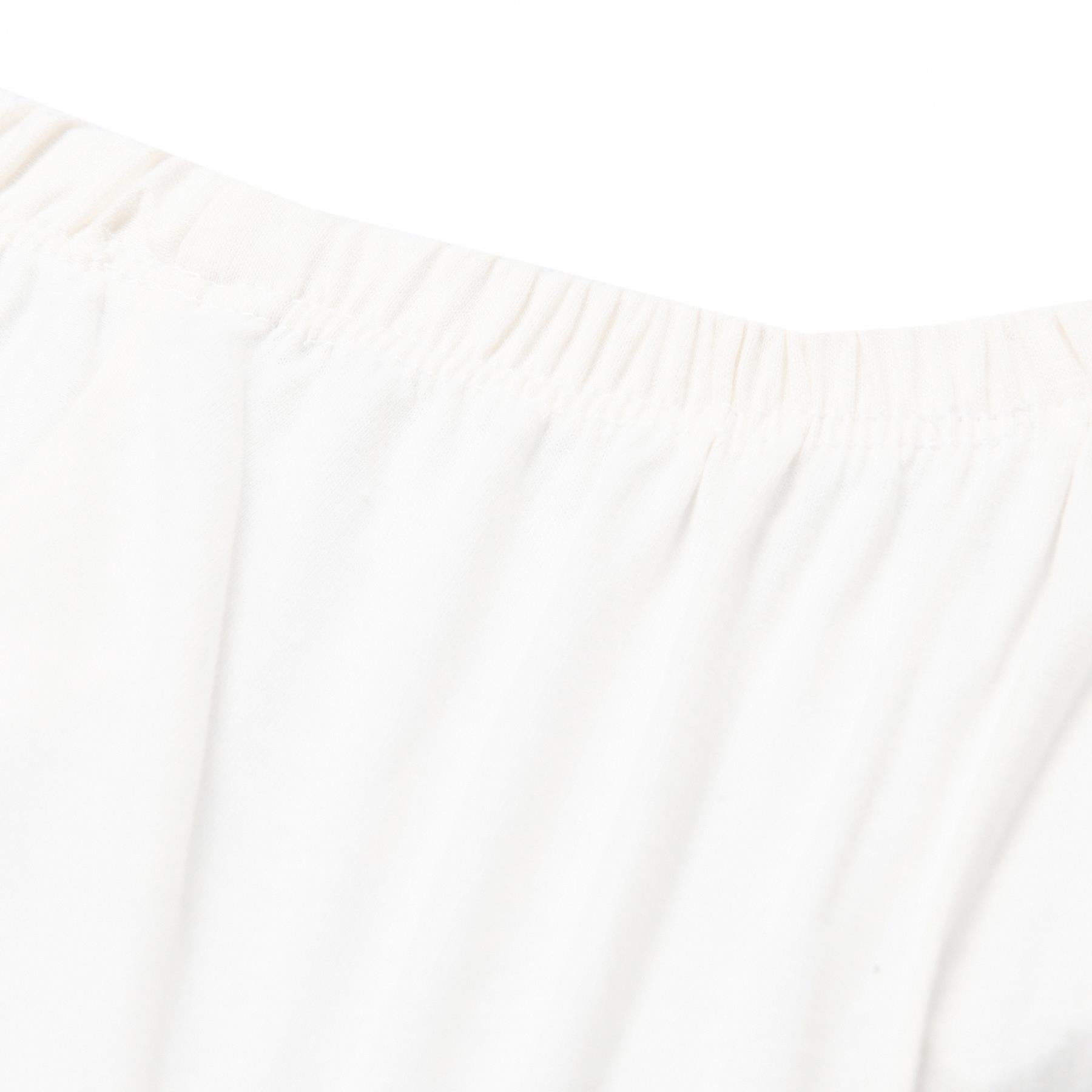 Elastic Organic Cotton Baby Bed Sheet Cream - EFENDINA PAZAR - BABOO - 