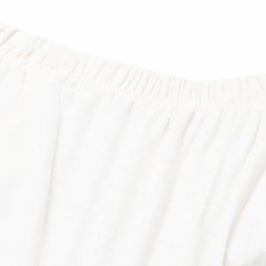 Elastic Organic Cotton Baby Bed Sheet Cream - EFENDINA PAZAR - BABOO - 