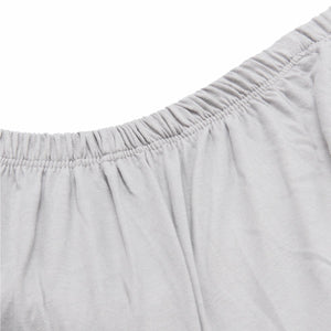 Elastic Organic Cotton Baby Bed Sheet Gray - EFENDINA PAZAR - BABOO - 8691810023048