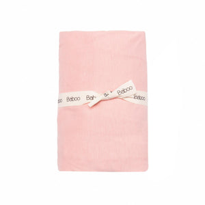 Elastic Organic Cotton Baby Bed Sheet Pink - EFENDINA PAZAR - BABOO - 8691810022201