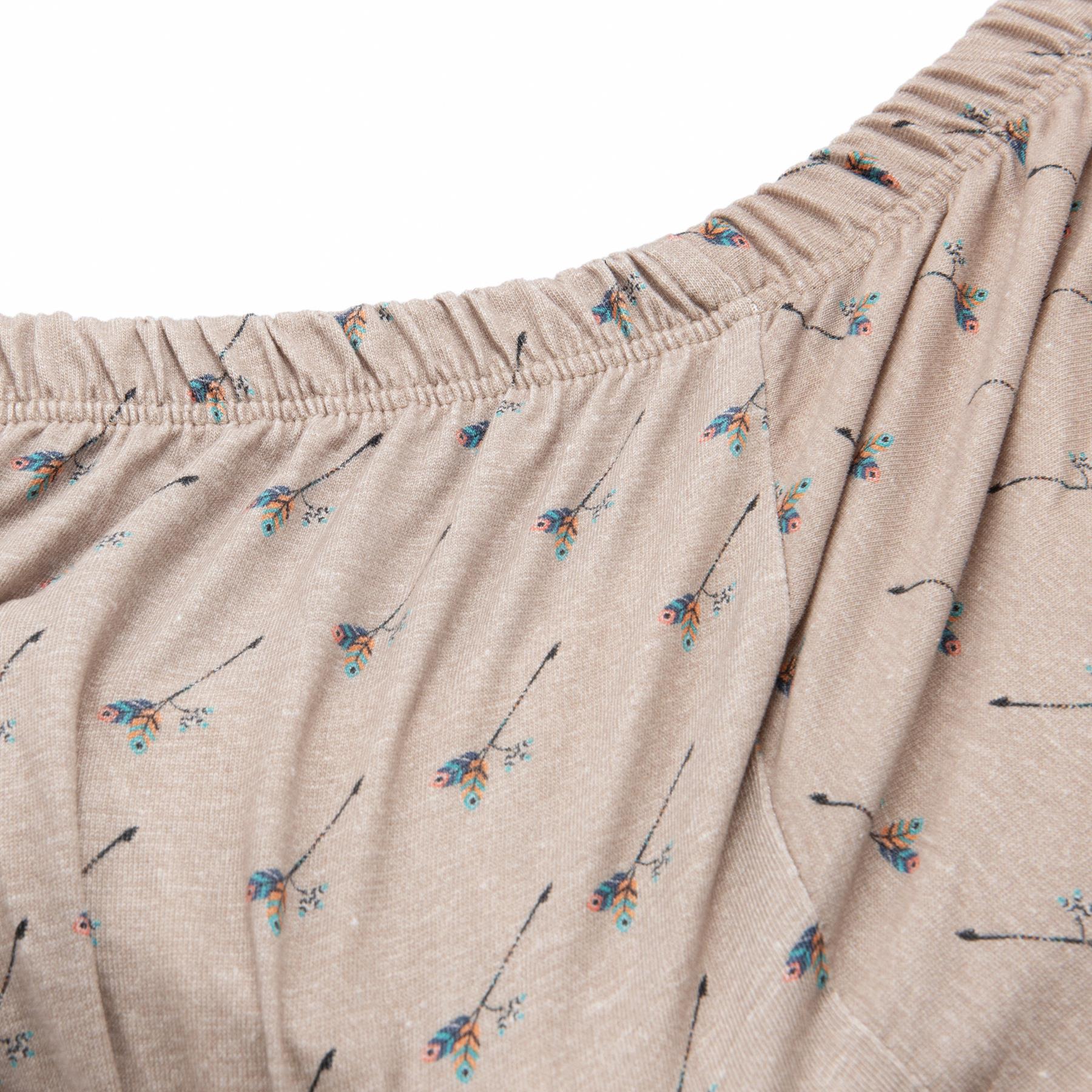 Elastic Patterned Organic Cotton Baby Bed Sheet Brown - EFENDINA PAZAR - BABOO - 8691810022713