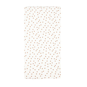Elastic Patterned Organic Cotton Baby Bed Sheet Cream - EFENDINA PAZAR - BABOO - 8691810021785
