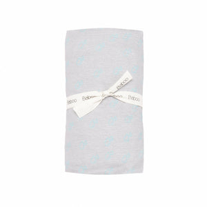 Elastic Patterned Organic Cotton Baby Bed Sheet Gray - EFENDINA PAZAR - BABOO - 8691810023031