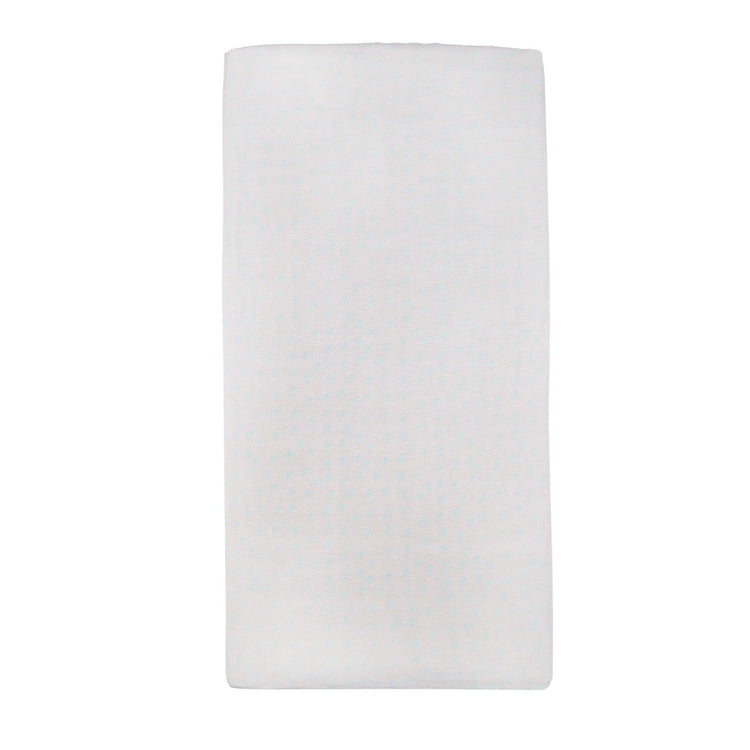 Elastic Patterned Organic Cotton Baby Bed Sheet Gray - EFENDINA PAZAR - BABOO - 8691810023031