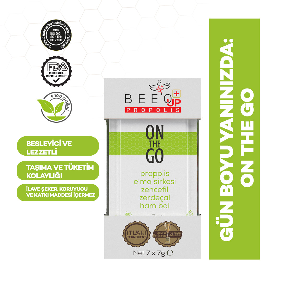 Beeo Bee O Up On The Go Apple Cider Vinegar 7 Pack