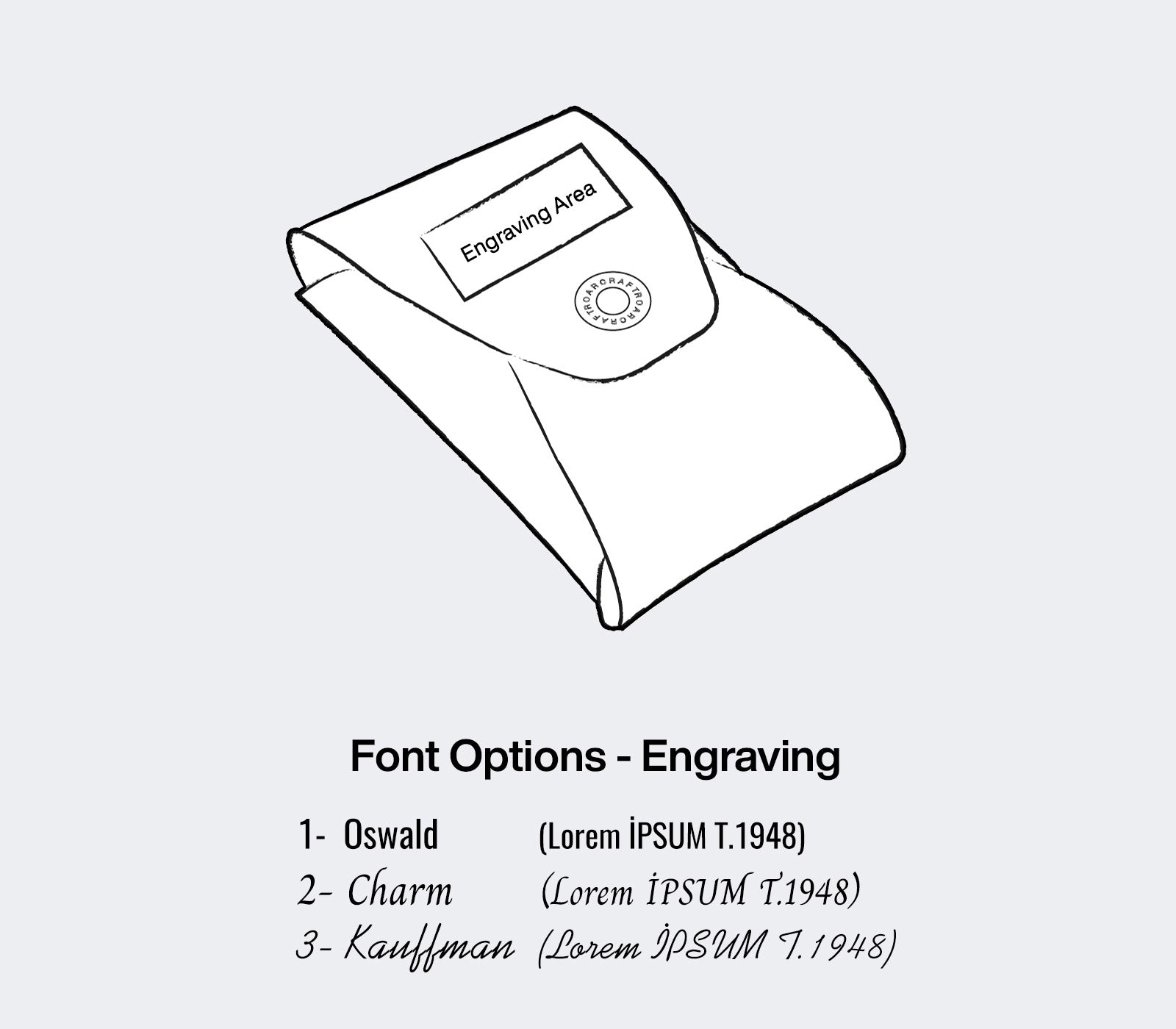 Envelope Card Holder - Efes - EFENDINA PAZAR - Roarcraft - 7257144066201