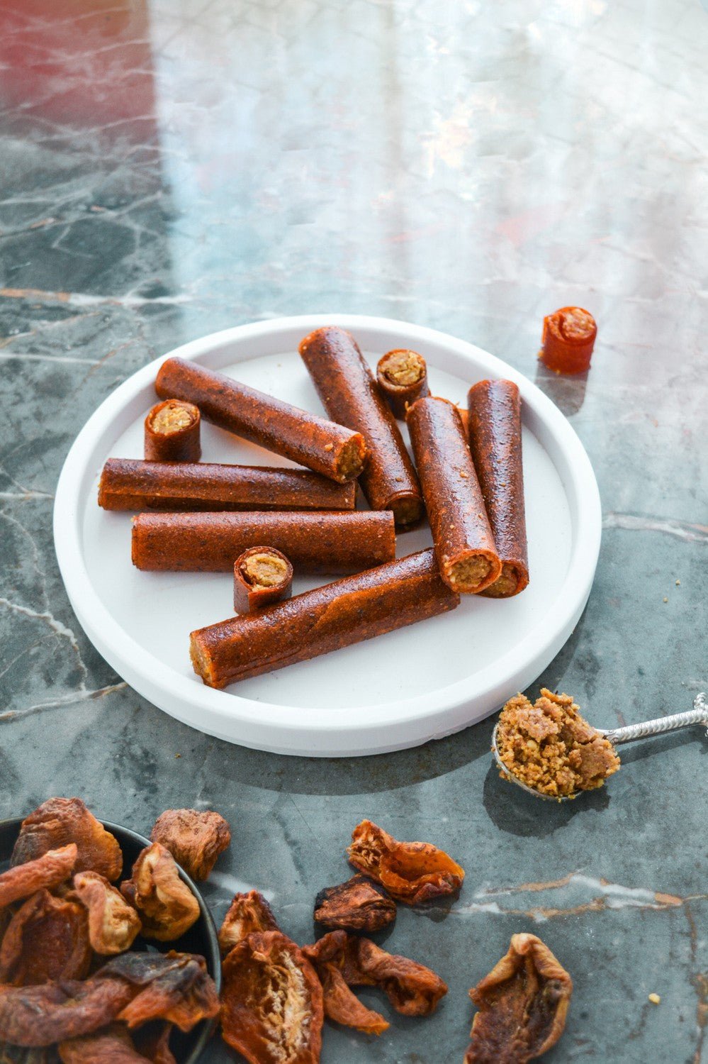 Gluten - Free and Sugar - Free Apricot Roll Pestil - 1 kg - EFENDINA PAZAR - KALE - 