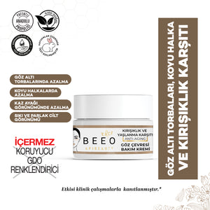 Beeo Anti Aging and Anti Wrinkle Eye Contour Care Cream with Propolis and Royal Jelly