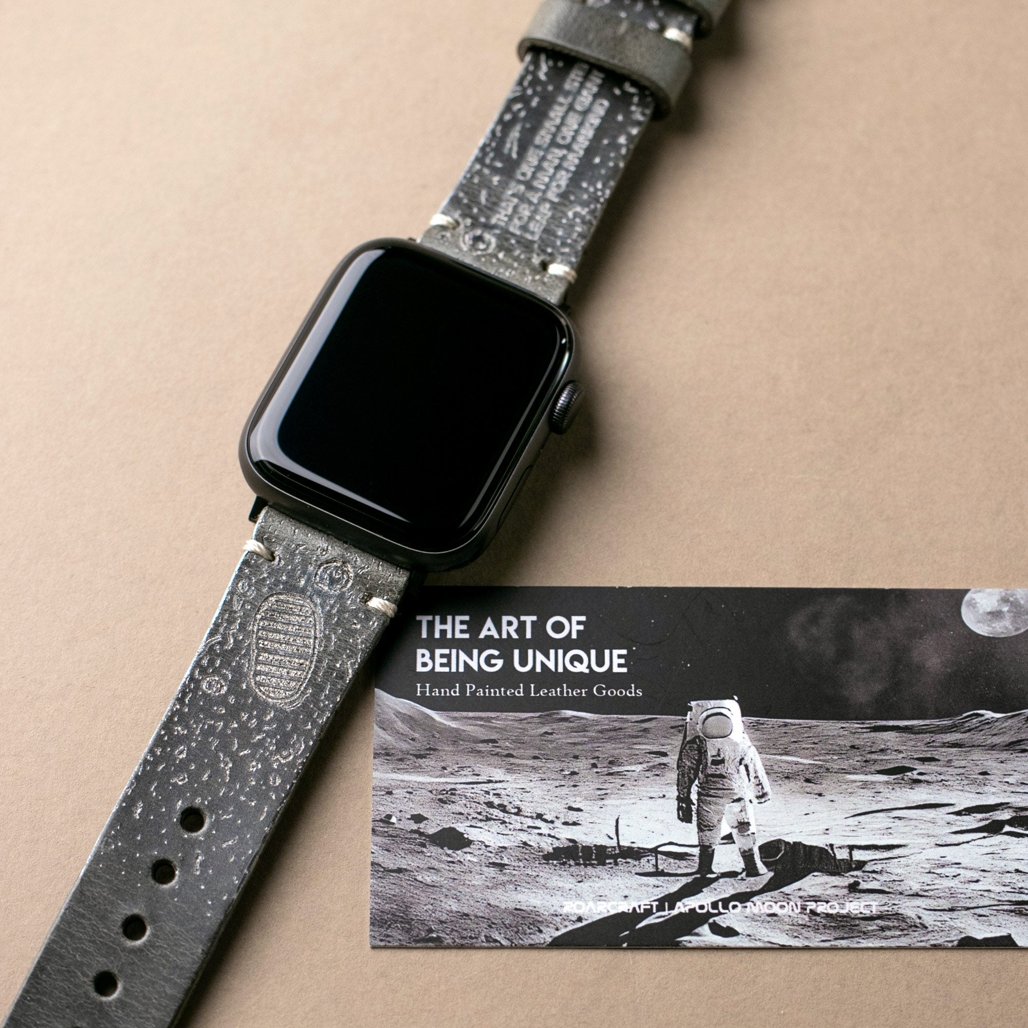 Apple Watch Leather Band  Antique Gray